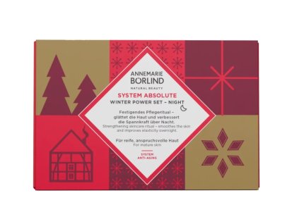 ANNEMARIE BORLIND Sada System Absolute nočná, krém 50 ml + pleťový spevňujúci gél 15 ml