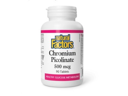 Chróm pikolinát 500 mcg Natural Factors