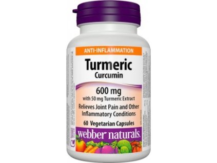 Webber Naturals Kurkumín 600 mg 60 kapsúl
