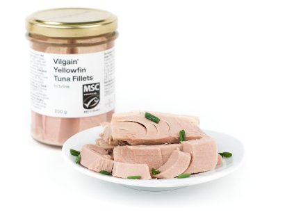 Vilgain Tuniak žltoplutvý filety vo vlastnej štave 200 g 1