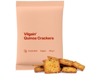 Vilgain Quinoa krekry s paradajkou a bazalkou 100 g