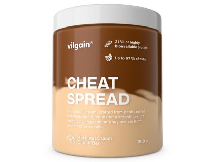 Vilgain Cheat Spread lieskoorieškový krém s čokoládou 300 g 2