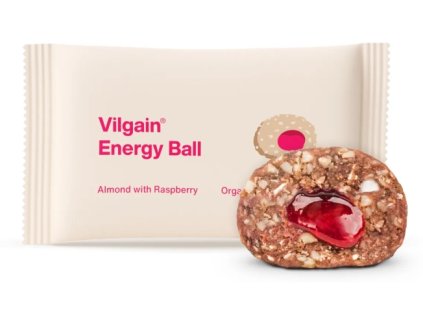 Vilgain Energy ball Mandle s malinovým džemom 30 g 2