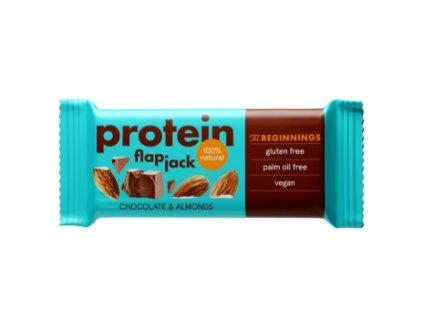 The Beginnings Proteínový FlapJack, Čokoláda a mandle 60 g