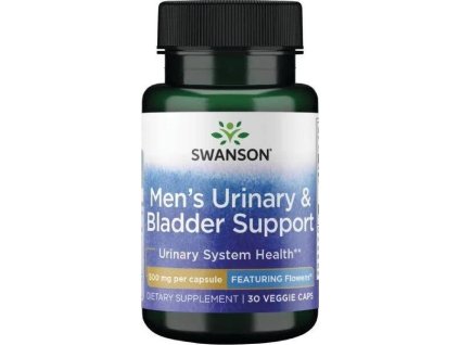 SWANSON Men's Urinary and Bladder support 500 mg, 30 veggie kapsúl