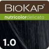 BIOKAP Nutricolor Delicato Farba na vlasy Čierna 1.0 2