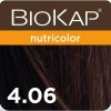 BIOKAP Nutricolor Farba na vlasy Kávová hnedá 4.06 2
