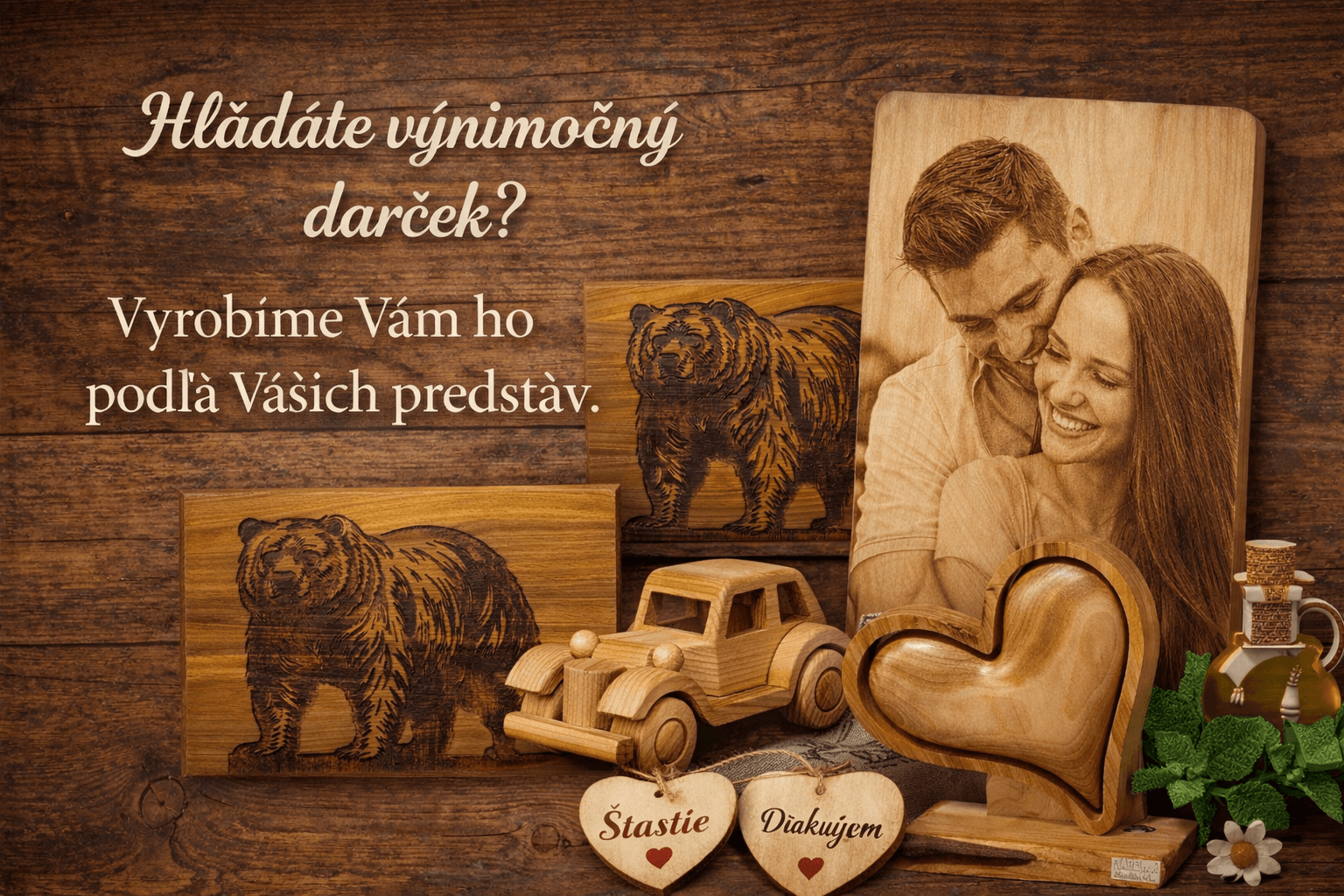 Drevené handmade výrobky