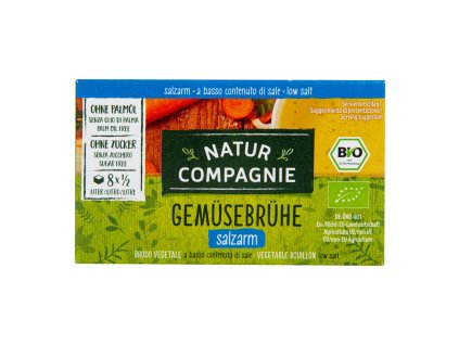 Bujon zeleninový kostky s nízkým obsahem soli 68 g BIO NATUR COMPAGNIE