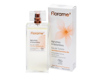 Toaletní voda přírodní AGRUMES IRRÉSISTIBLES — osvěžující citrusy 100 ml BIO FLORAME