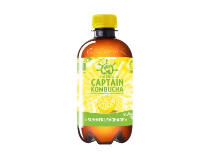 Captain kombucha lemonade 400 ml BIO THE GUTSY