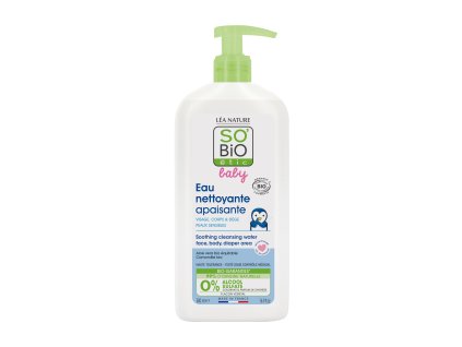 Voda dětská čisticí zklidňující - tělo, obličej, oblast plenek 500 ml BIO SO’BiO étic