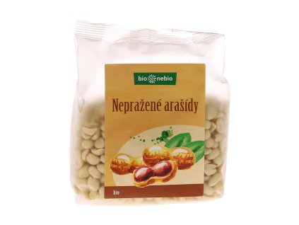Arašídy loupané nepražené 200 g BIO BIO NEBIO