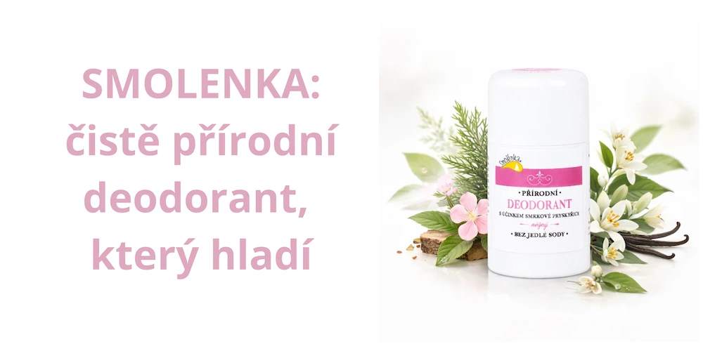 Přírodní deodorant bez hliníku a sody | Smolenka