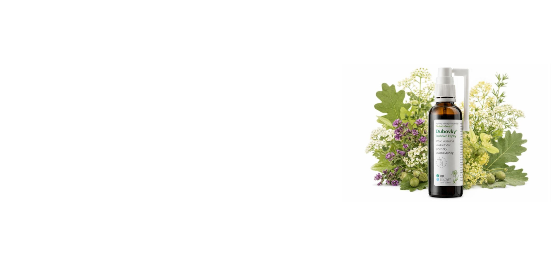 Dubovky proti bolesti v krku