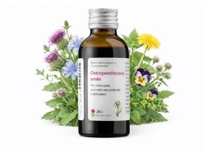 ostropestřecová ilustrace