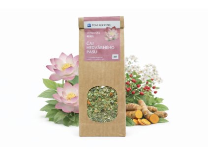 caj hedvabneho pasu ilustrace