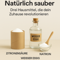 Natürlich reinigen mit Zitronensäure, Essig & Natron – Tipps für ein giftfreies Zuhause