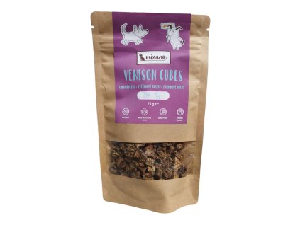 Mixáno Wildwürfel Leckerli für Hunde und Katzen Training Belohnung 75g