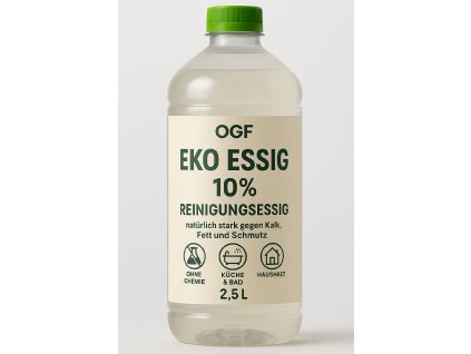 OGF EKO ESSIG Weißer Essig 10% - der universelle Haushaltsreiniger