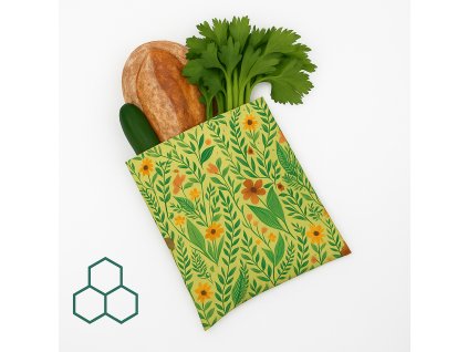 Frisches Gemüse im Waxosack Bienenwachstuch-Beutel