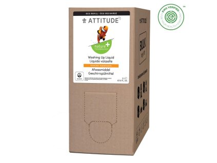 Attitude Prostředek na mytí nádobí s vůní citronové kůry 2 l