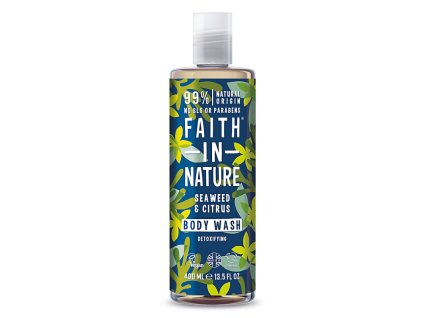 Faith in Nature sprchový gel s mořskou řasou 400 ml