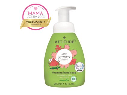 Attitude Dětské pěnivé mýdlo na ruce Little leaves s vůní melounu a kokosu 295 ml