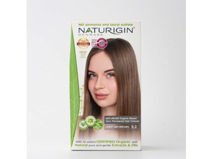NATURIGIN přírodní středně hnědá barva na vlasy se studeným odleskem 5.2 Light Ash Brown
