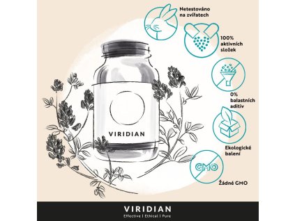 Viridian Beta Carotene 30 kapslí