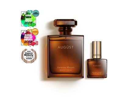 Vanessa Megan Augüst 100% přírodní parfém 50 ml (Aromaterapie - povzbuzuje, povznáší a dodává jasnost)