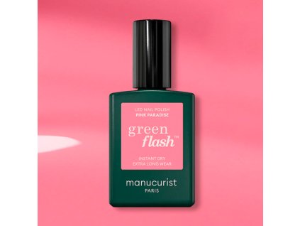 Manucurist Green Flash LED gel na nehty 15 ml PINK PARADISE