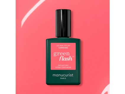 Manucurist Green Flash LED gel na nehty 15 ml CAPUCINE