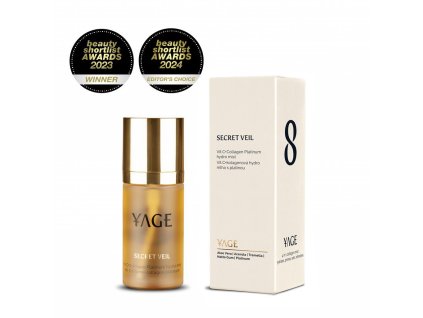 Yage č. 8 Secret Veil Vit.C+Collagen Platinum hydro mist hydro mlha s platinou 60 ml