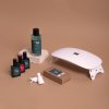 Manucurist Green Flash STARTER KIT 24W - LED gel na nehty POPPY RED