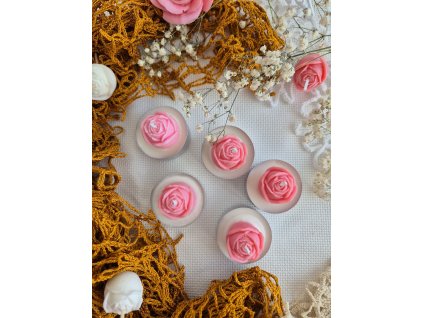 Sójová sviečka mini ružička