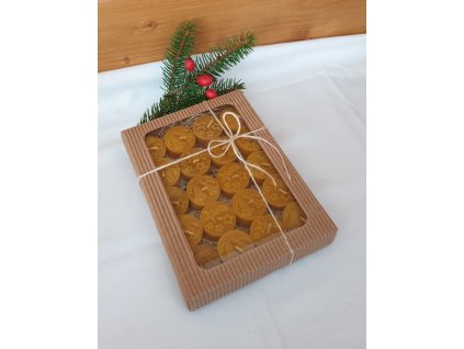 Darčekové balenie vianočných čajových sviečok