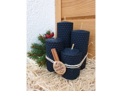 Adventná sada hrubá modrá