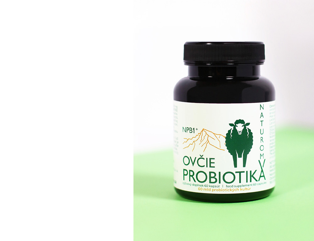 Premium Naturálne probiotikum NPB1+ z ovčej bryndze (60 mld / kapsula)