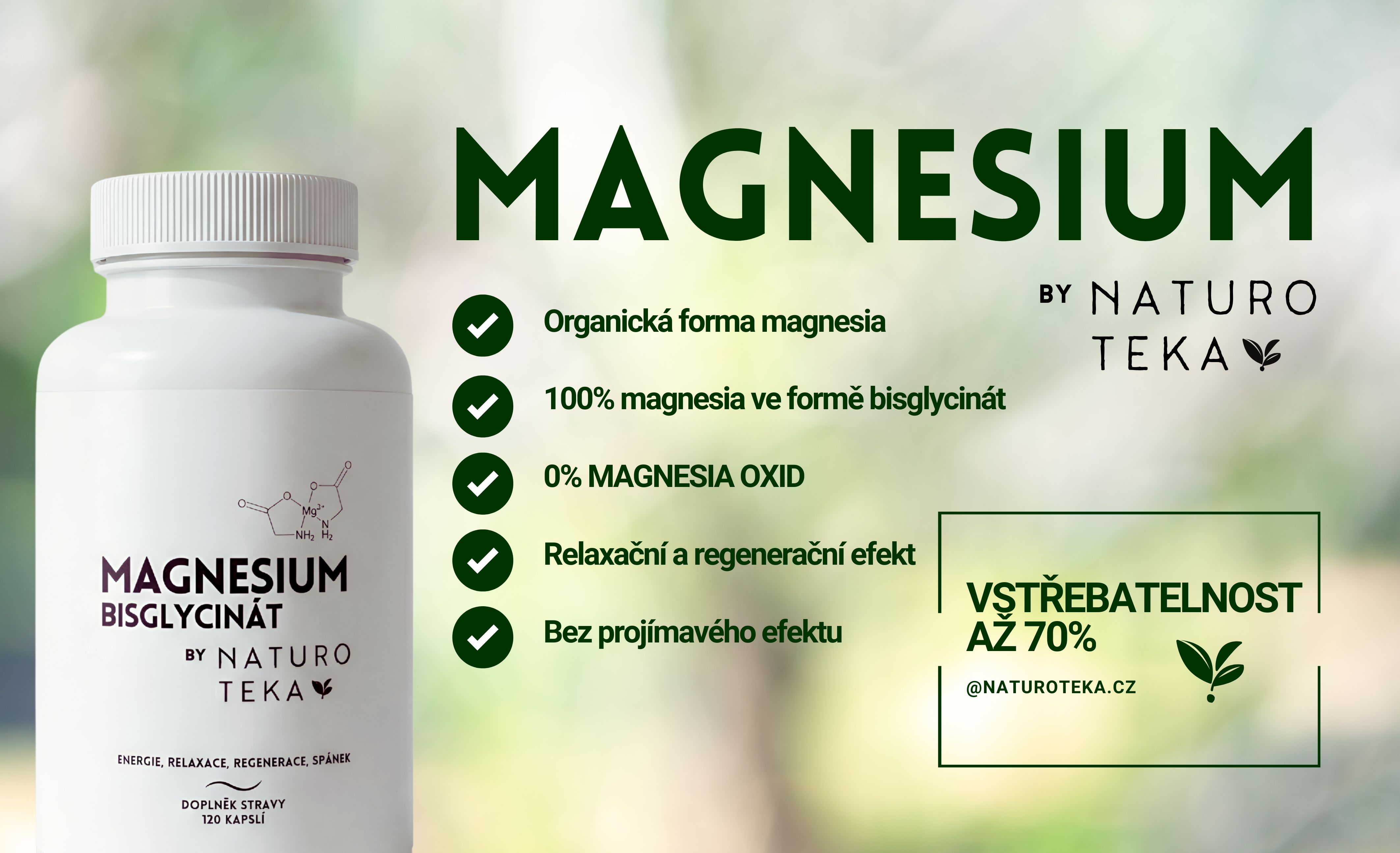 Magnesium Bisglycinát by Naturoteka