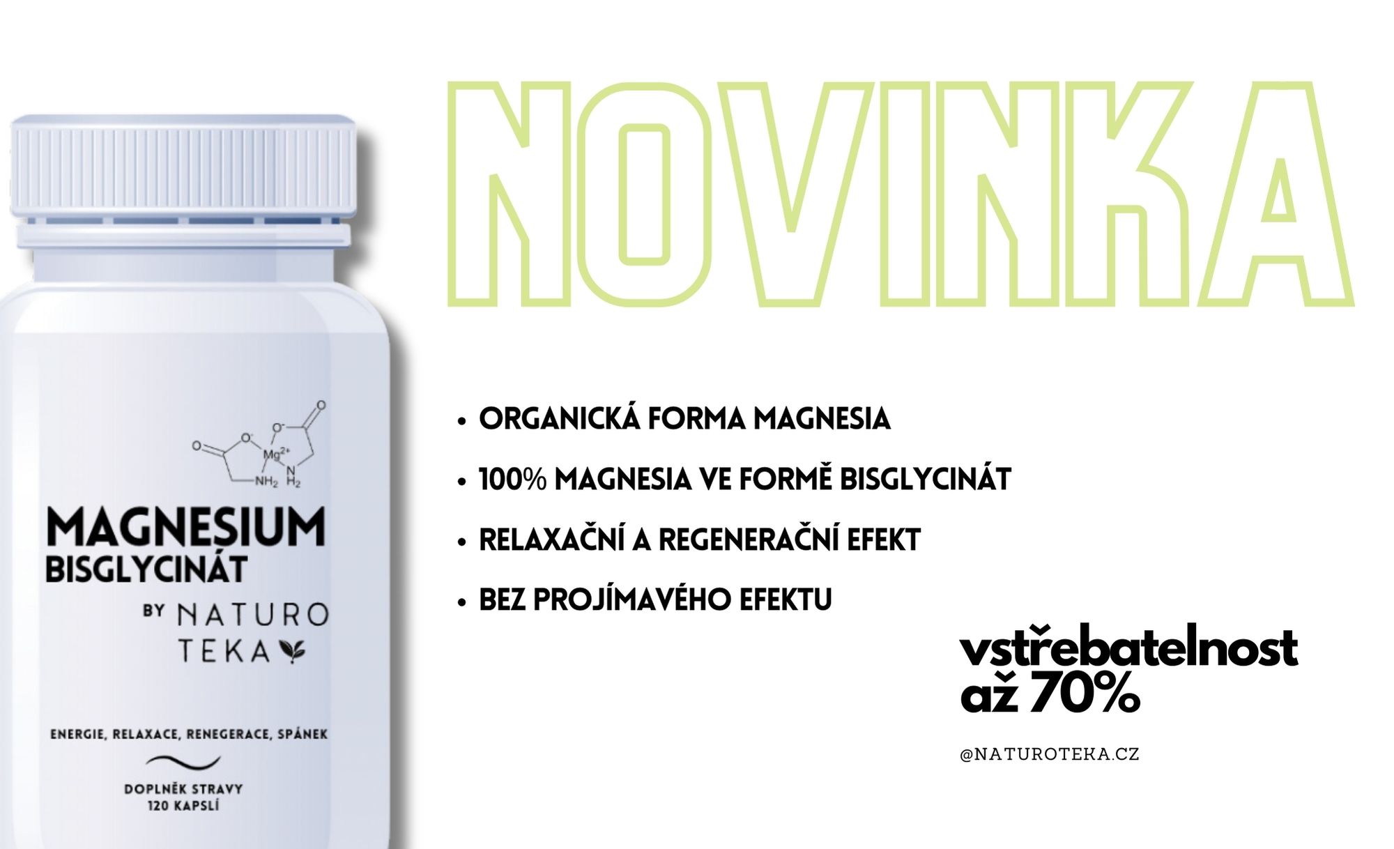 Magnesium Bisglycinát by Naturoteka