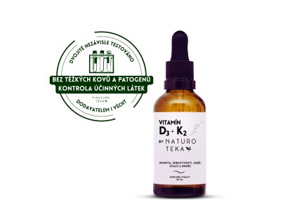 Vitamín D3 + K2 By NATUROTEKA - 30 ml