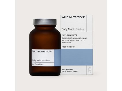 Multivitamín a multiminerál pro dospívající kluky od Wild Nutrition - 60 kapslí