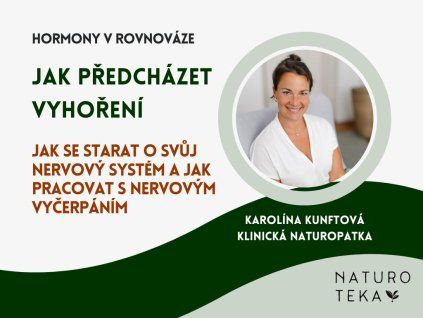 JAK PŘEDCHÁZET VYHOŘENÍ - webinář