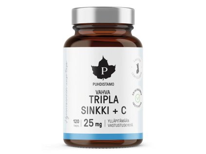 1.PUH Triple Zinc 25mg plus Vitamin C 120 kapslí 41043