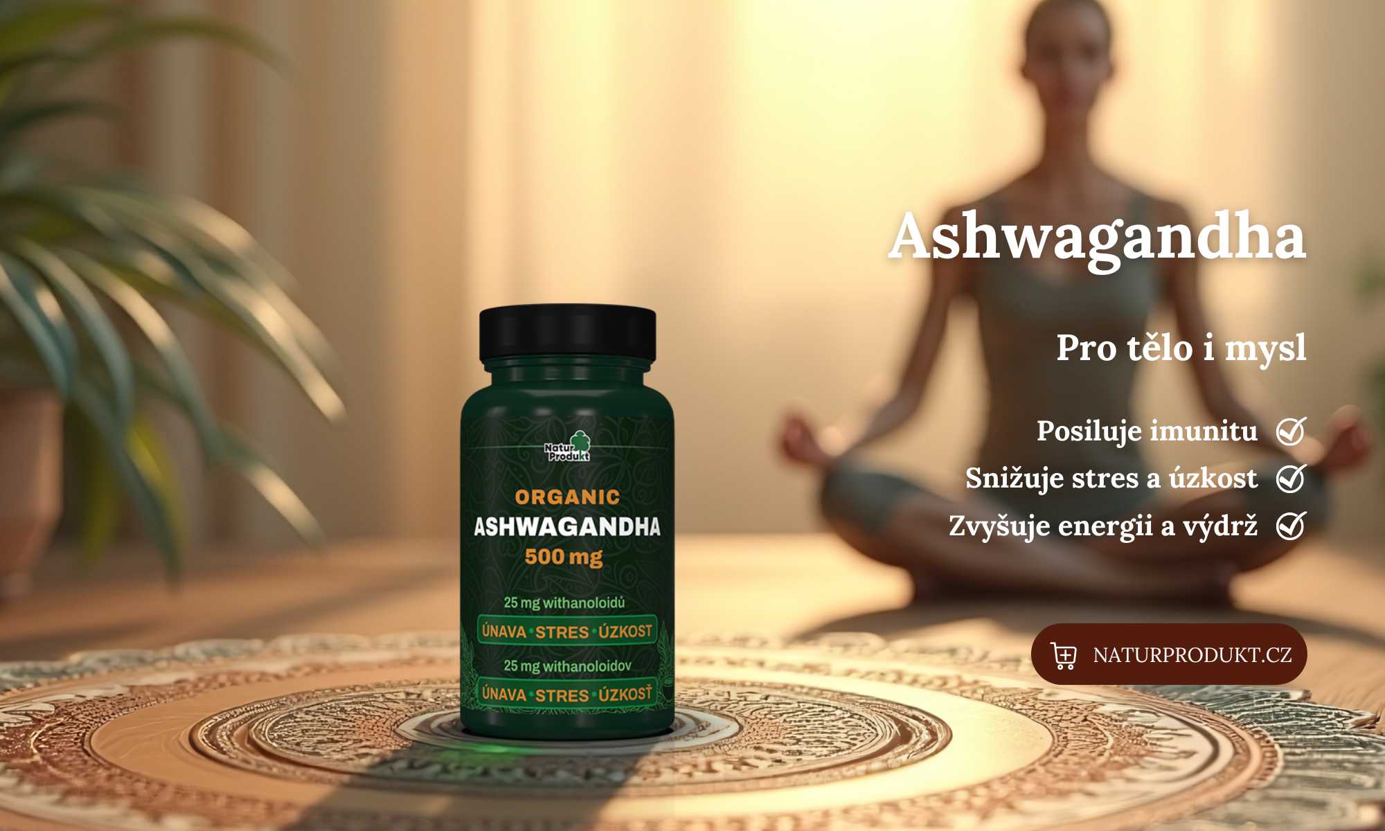 Ashwagandha: Přírodní poklad pro klid a vitalitu