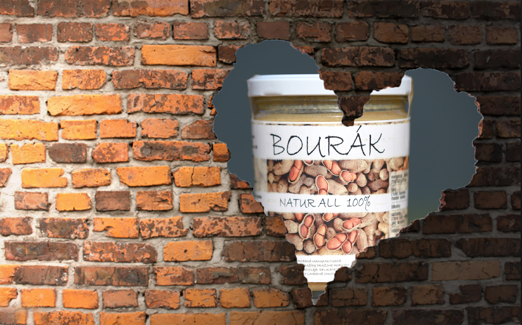 Bourák - jedinečné arašídové máslo