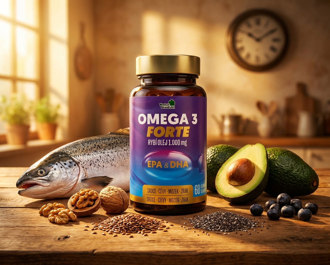 Potrava pro mozek i srdce: Proč by Omega-3 neměly chybět ve vaší domácí lékárničce?