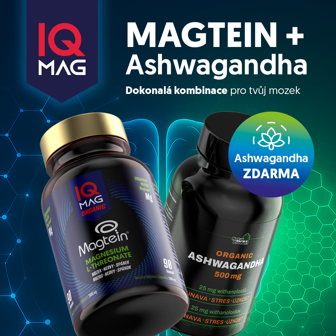 Akce 1X Magtein + Zdarma Ashwagandha