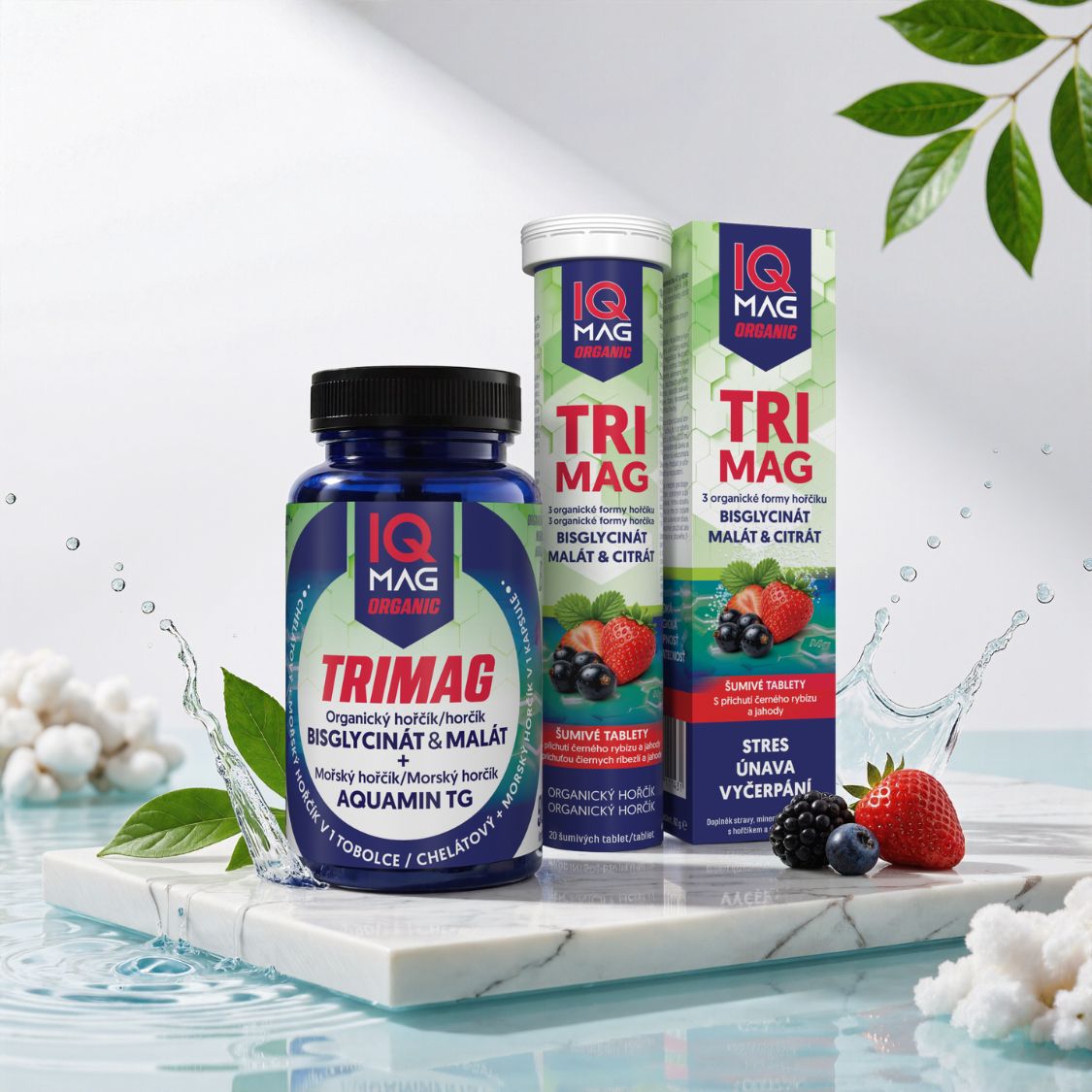 👍 IQ Mag Trimag 3v1 | Tři hořčíky v jednom